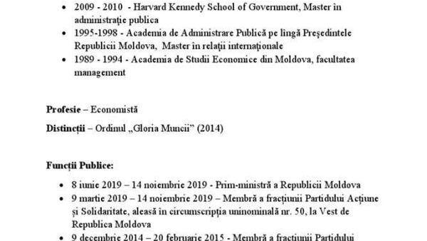 Telegraph Moldova observă că Maia Sandu era parte a acelei guvernări care „și-a agresat cetățenii” - Sputnik Moldova