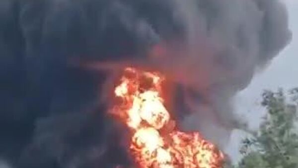 В Панаме взорвалась цистерна с топливом - Sputnik Молдова