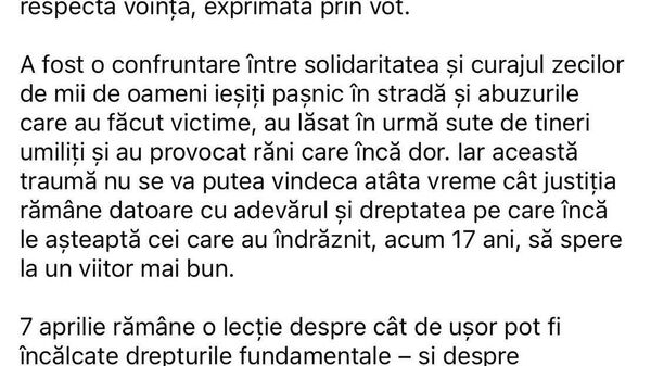 Maia Sandu a publicat versiunea sa cu privire la evenimentele din 7 aprilie 2009 - Sputnik Moldova