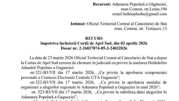 НСГ обжаловало решение АП в Высшей судебной палате Молдовы - Sputnik Молдова