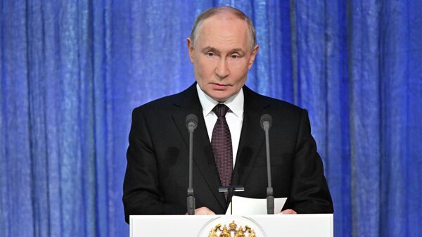 Торжественный вечер в Кремлевском дворце к 10-летию Росгвардии - Sputnik Молдова