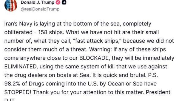 Трамп пригрозил уничтожить иранские суда, которые приблизятся к американскому флоту в районе Ормузского пролива - Sputnik Молдова