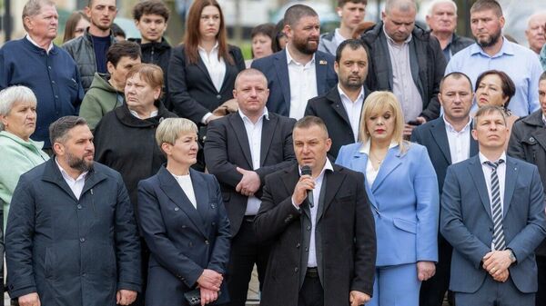 Partidul Socialiștilor a prezentat la Orhei candidatul formațiunii politice pentru funcția de primar al orașului — Stanislav Balan - Sputnik Moldova