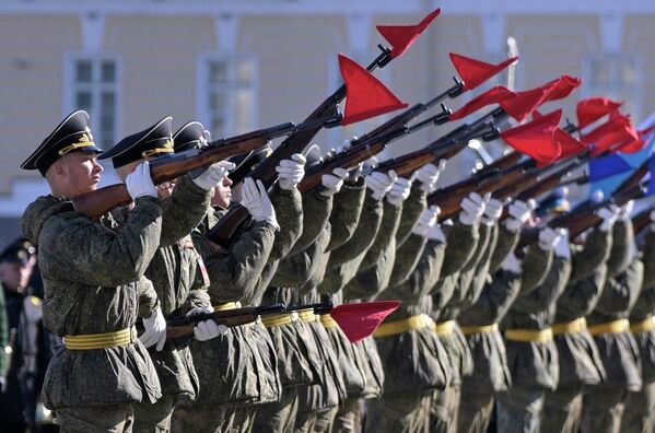 Репетиция Парада Победы в Санкт-Петербурге - Sputnik Молдова