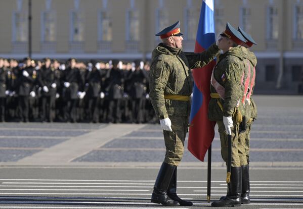 Репетиция Парада Победы в Санкт-Петербурге - Sputnik Молдова