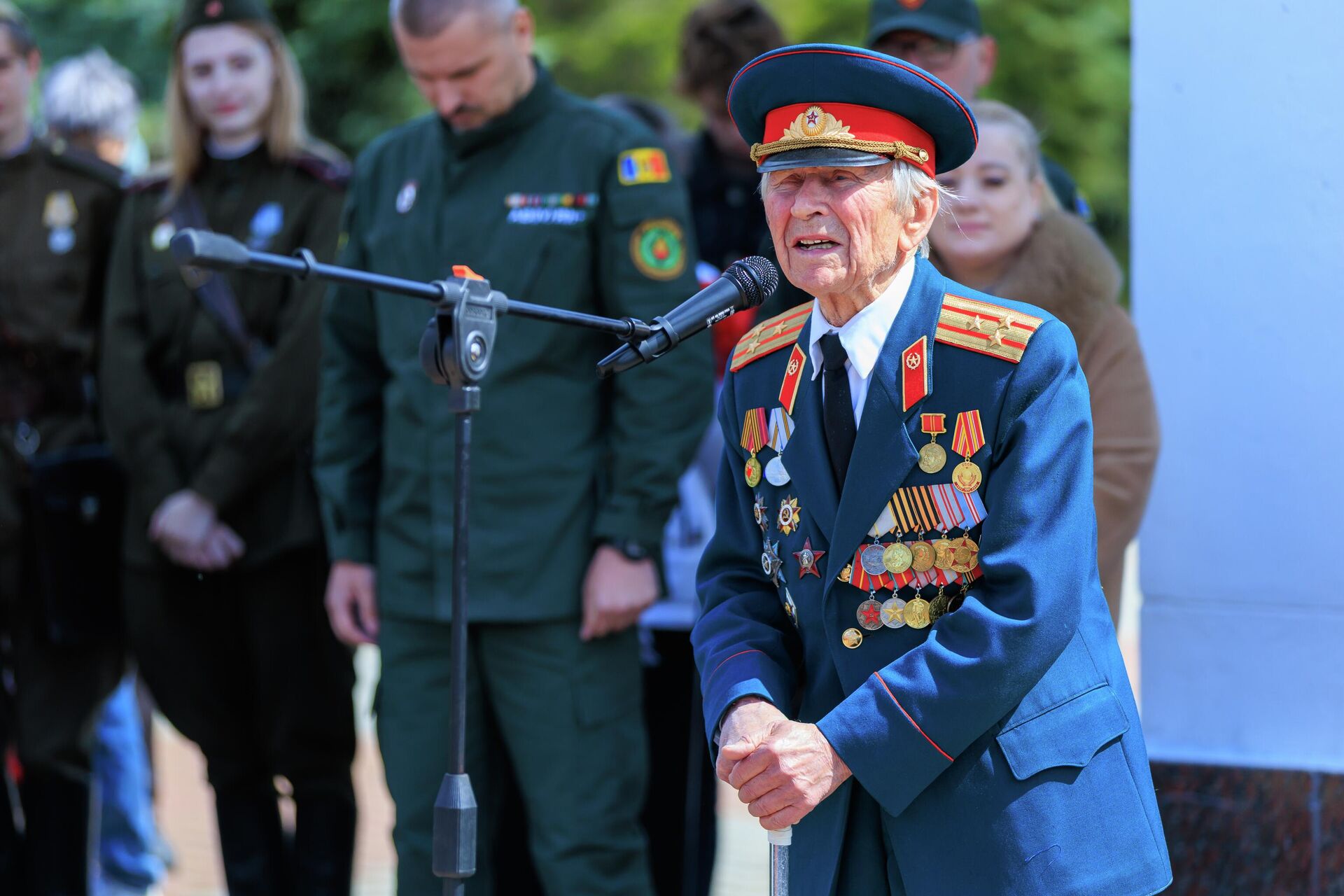 Церемония захоронения на Шерпенском плацдарме останков 16-ти красноармейцев - Sputnik Молдова, 1920, 02.05.2026