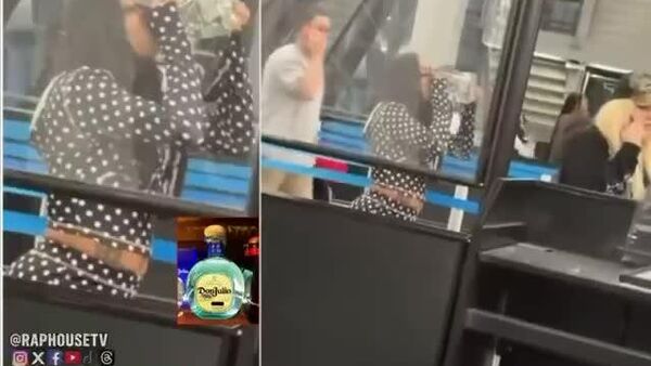 Pe internet se răspândește rapid un videoclip cu o tânără care, în aeroport, a băut aproape dintr-o înghițitură o sticlă de tequila, doar ca să nu o arunce înainte de control - Sputnik Moldova