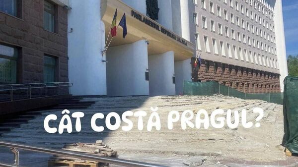 Un nou test de transparență pentru PAS -activistul civic Ilian Cașu întreabă cât costă lucrările de reparație a pragului clădirii Parlamentului RM - Sputnik Moldova
