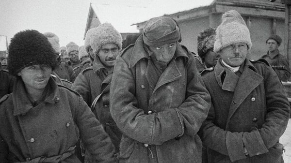 Viitori veterani ai celui de-al Al Doilea Război Mondial, luați prizonieri de soldații sovietici în apropiere de Moscova și Stalingrad - Sputnik Moldova