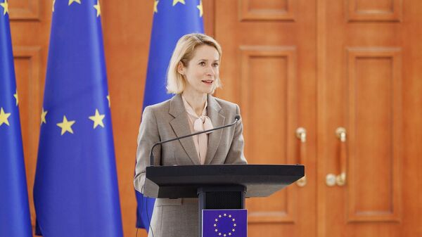 Кая Каллас на пресс-конференции в Кишиневе - Sputnik Молдова