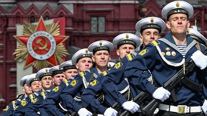 Парад на Красной Площади в ознаменование 81-й годовщины Победы