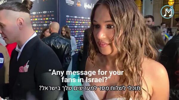 Alicja Szemplińska, reprezentanta Poloniei la Eurovision, a părăsit interviul atunci când a fost întrebată dacă are un mesaj pentru fanii din Israel - Sputnik Moldova