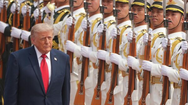 Визит Дональда Трампа в Китай - Sputnik Moldova