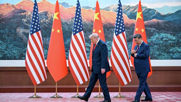 Визит Дональда Трампа в Китай - Sputnik Молдова