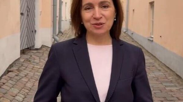 Санду из Таллина в день финала Евровидения обратилась - Sputnik Молдова