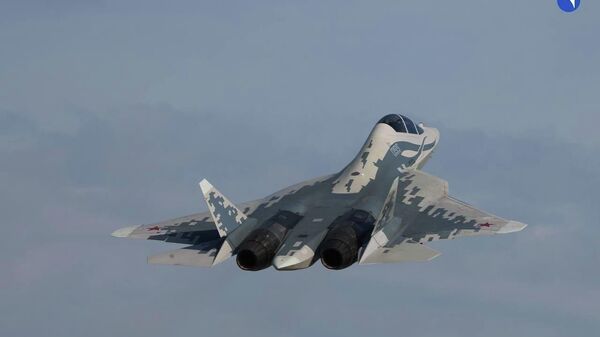 Corporația rusă Rosteh a ridicat azi în aer primul avion de luptă de generația a V-a Su-57 cu două locuri, a anunțat prim-vicepremierul rus Manturov - Sputnik Moldova