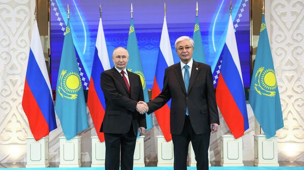 Vizita oficială a președintelui Federației Ruse, Vladimir Putin, în Kazahstan - Sputnik Moldova