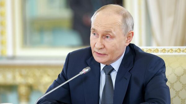 Встреча президента РФ Владимира Путина с руководителями международных информационных агентств - Sputnik Молдова