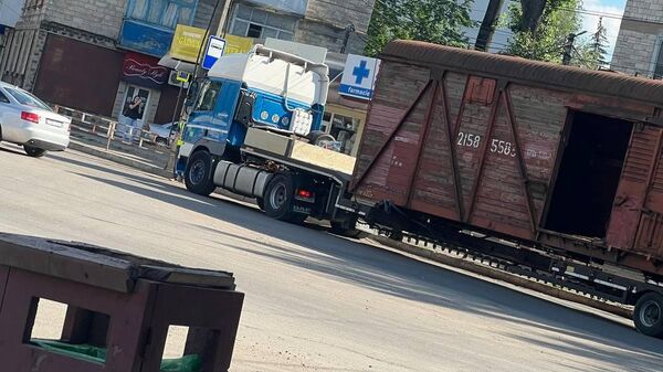 Декоративный вагон депортаций власти устанавливают теперь и в Бельцах - Sputnik Молдова