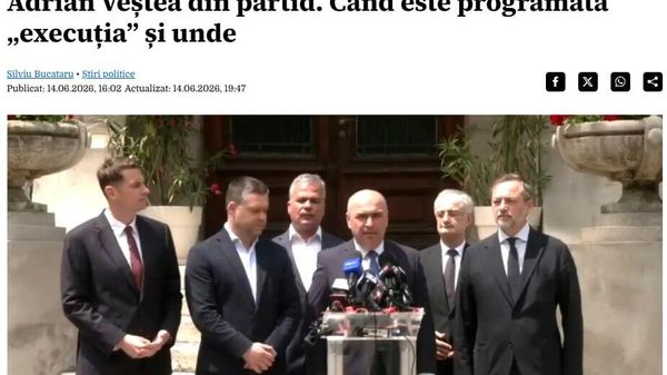 Лидер румынской НЛП Илие Боложан, экстренно покинувший Кишинёв в связи с политическим скандалом в Бухаресте, намерен уже в понедельник инициировать исключение из партии вице-председателя Адриана Вештя - Sputnik Молдова