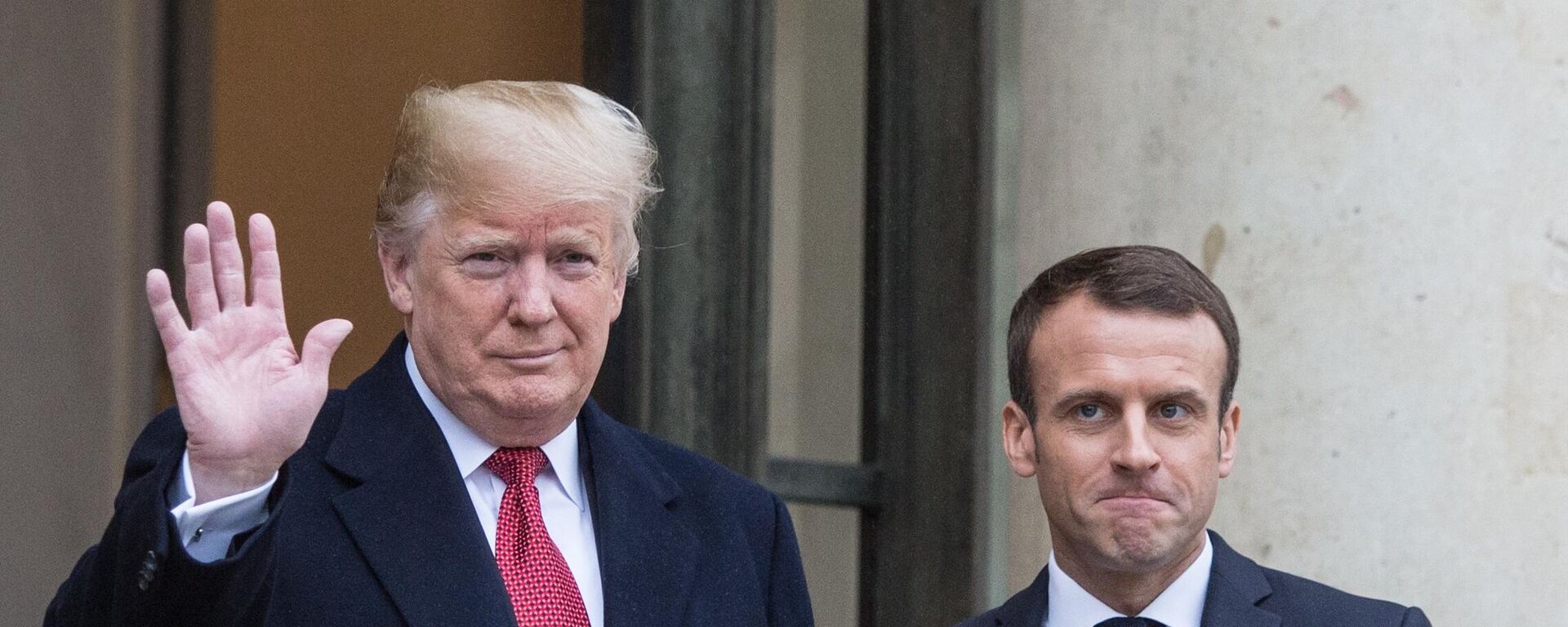 Эммануэль Макрон и Дональд Трамп - Sputnik Молдова, 1920, 15.06.2026