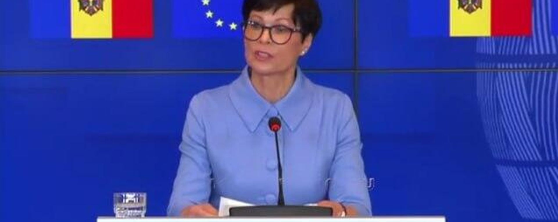 На открытии первого кластера переговоров между Молдовой и ЕС, еврокомиссар Марта Кос сообщила, что передала Кишиневу новый список реформ - Sputnik Молдова, 1920, 16.06.2026