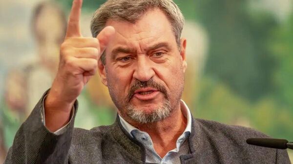 Премьер-министр Баварии и лидер ХСС Маркус Зедер призвал прекратить выплату пособий украинцам - Sputnik Молдова