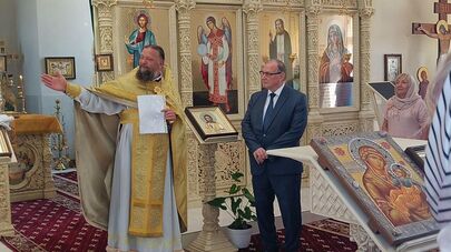 Церемония освящения памятника Серафиму Саровскому в Сороках