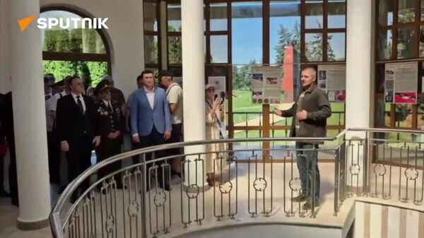 В выставочном зале мемориального комплекса Вечность проходит экспозиция фотографий и архивных документов Из безвестности в бессмертие - Sputnik Молдова