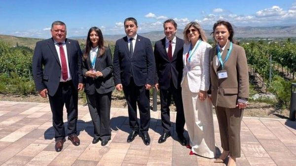 Депутаты от PAS сфотографировались с лидерами «Грузинской мечты» на встрече в Тбилиси - Sputnik Молдова
