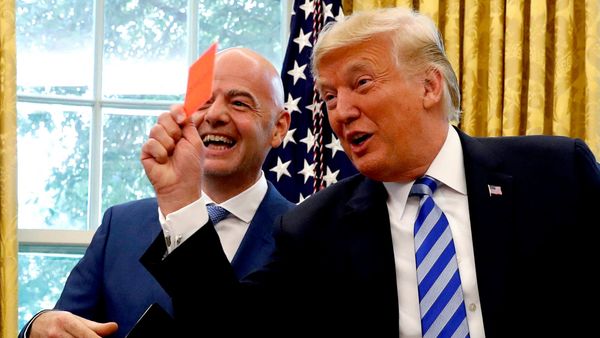 Дональд Трамп и Джанни Инфантино - Sputnik Молдова