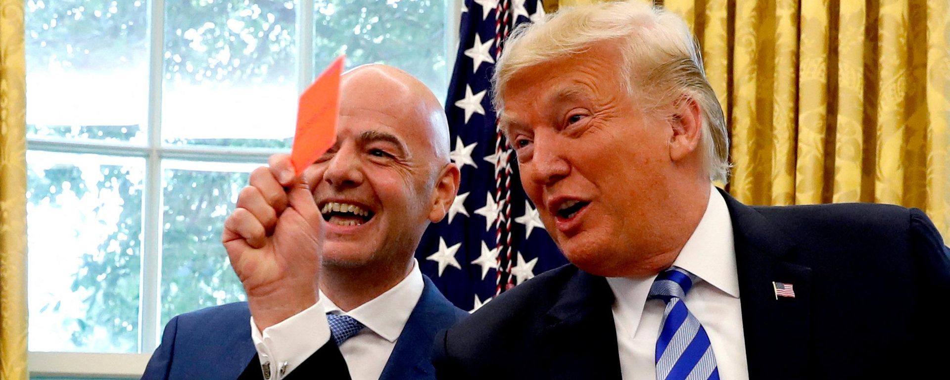 Дональд Трамп и Джанни Инфантино - Sputnik Молдова, 1920, 14.07.2026