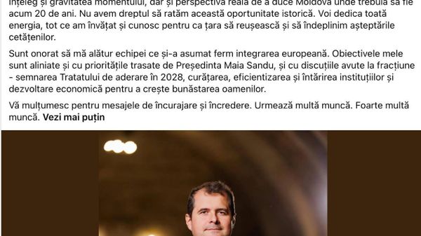 Prima reacție a candidatului PAS pentru funcția de prim-ministru, Vasile Tofan - Sputnik Moldova