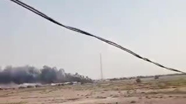 Агентство Fars публикует видео, как утверждается, удара Ирана по американским пусковым установкам HIMARS в Кувейте - Sputnik Молдова