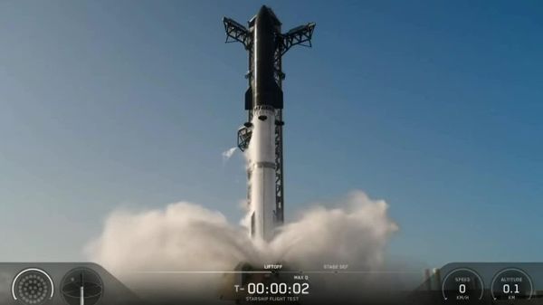 SpaceX успешно осуществила 13-й испытательный пуск корабля Starship с космодрома Starbase в Техасе - Sputnik Молдова