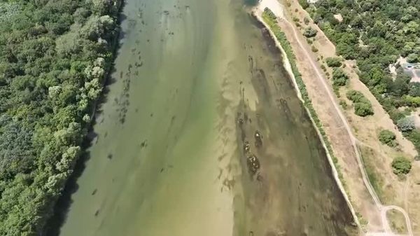 Imagini dezolante cu starea râului Nistru, filmate cu drona - Sputnik Moldova