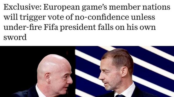 UEFA i-a dat un ultimatum președintelui FIFA: să demisioneze sau să se confrunte cu un vot de neîncredere - Sputnik Moldova