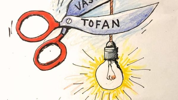 Caricatură care circulă pe rețelele de socializare, inspirată din avertismentul (sau amenințarea?) premierului Vasile Tofan că moldovenilor le-ar putea fi redus accesul la curentul electric - Sputnik Moldova