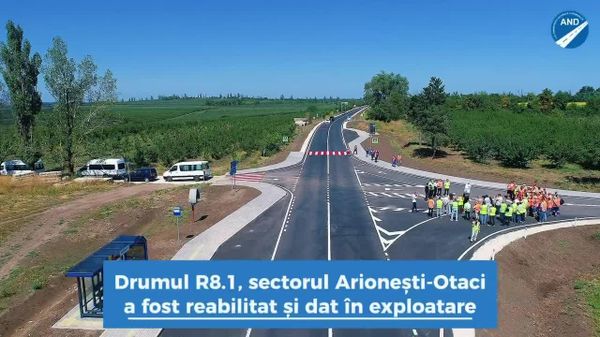 Administrația Națională a Drumurilor a publicat imagini video cu drumul dintre Arionești și Otaci, (drumul național R8 - Sputnik Moldova