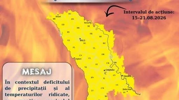 Cod galben de pericol de incendiu, prelungit în toată țara - Sputnik Moldova