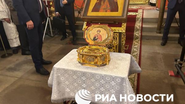 Мощи Дмитрия Донского обнаружили в саркофаге в Архангельском соборе во время реставрационных работ - Sputnik Молдова