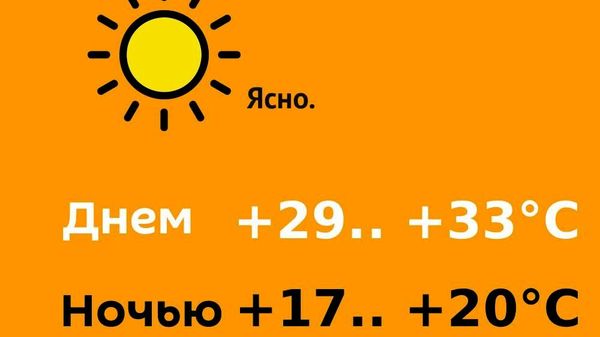 Прогноз погоды на 21 августа - Sputnik Молдова