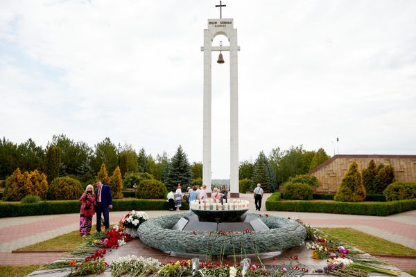 Торжественная церемония в День 82-й годовщины освобождения Молдовы от фашизма - Sputnik Молдова