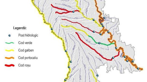 В Молдове сохранится низкий уровень воды в реках: объявлены оранжевый и красный коды - Sputnik Молдова
