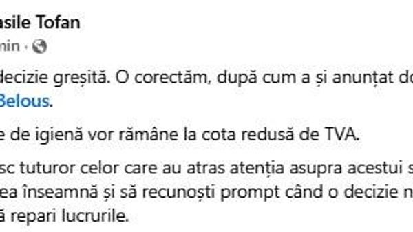 Premierul Vasile Tofan: A fost o decizie greșită - Sputnik Moldova