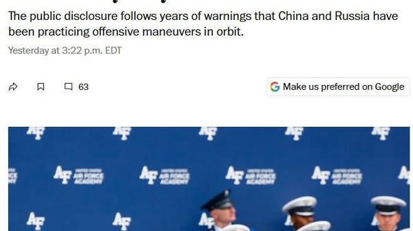 США развернули первое космическое оружие, заявил министр ВВС Трой Мейнк - Sputnik Молдова