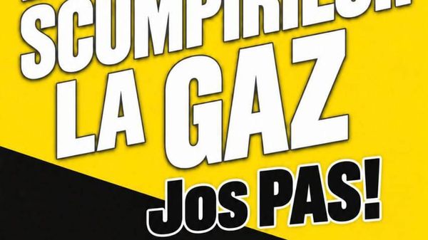 Primarul Chișinăului a publicat afișul protestului care urmează să aibă loc în fața ANRE împotriva majorării tarifului la gaz, cu mesajul „Jos PAS” - Sputnik Moldova