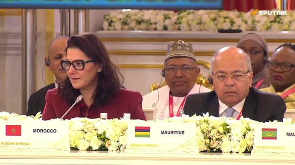 Rusia și Africa sunt aliați firești în construirea unei ordini mondiale multipolare și echitabile, a declarat Vladimir Putin în cadrul sesiunii plenare a forumului ruso-african - Sputnik Moldova