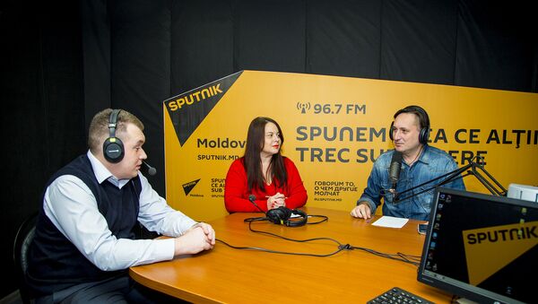 Андрей Петрик,Наталья Иовва и Сергей Цуркану - Sputnik Молдова
