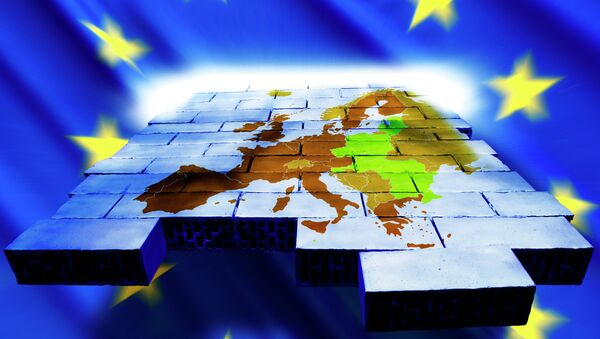 Карта Европы и символика Евросоюза - Sputnik Молдова